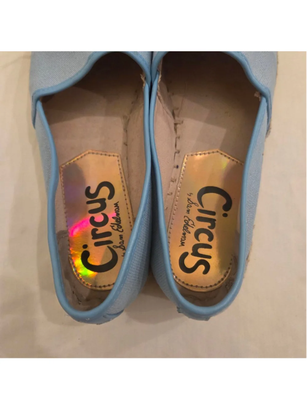 Circus by Sam Edelman Light Blue Queen Bee Espadrilles Size 8.5